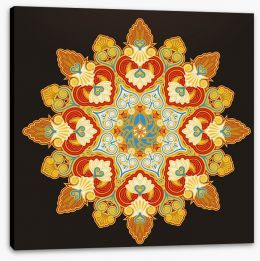 Traditional Hindu mandala Stretched Canvas 56596461