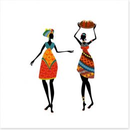 African Art Art Print 56639914