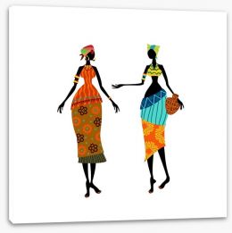 African Art Stretched Canvas 56639924