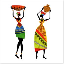 African Art Art Print 56640092
