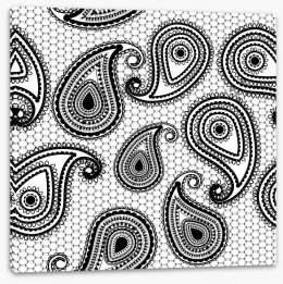 Paisley Stretched Canvas 57159020