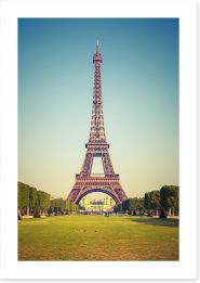Summer at the Eiffel Tower Art Print 57169916