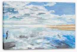 On the beach Stretched Canvas 57290532