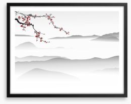 Mountain blossom Framed Art Print 57356346