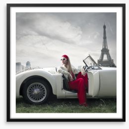 Retro Paris Framed Art Print 57438689