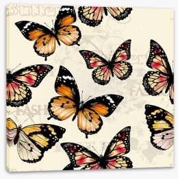Butterflies Stretched Canvas 57486354