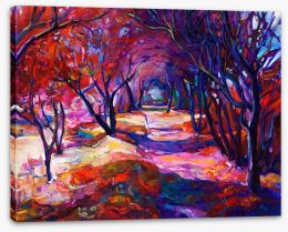 Path in the forest Stretched Canvas 57599283