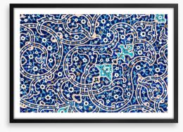 Isfahan blues Framed Art Print 57608416