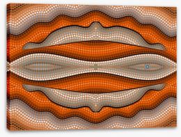 Aboriginal Art Stretched Canvas 57745307