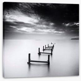The broken jetty Stretched Canvas 57848168