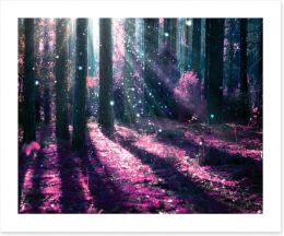 Deep in the magical forest Art Print 57897515
