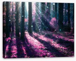 Deep in the magical forest Stretched Canvas 57897515