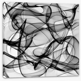 Unfolding chaos Stretched Canvas 58035171