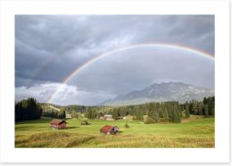 Rainbows Art Print 58260229