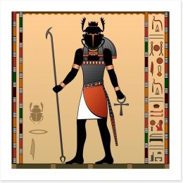 Egyptian Art Art Print 58306735