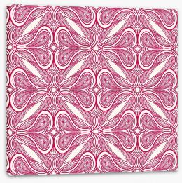 Deco nouveau in pink Stretched Canvas 58375906