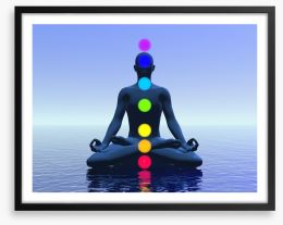 Healing chakras Framed Art Print 58387208