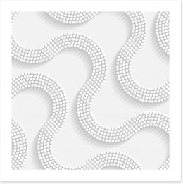Mosaic curves Art Print 58625585