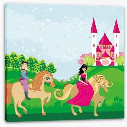 Fairy Castles Stretched Canvas 58825752