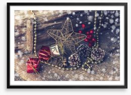 A very vintage Christmas Framed Art Print 58884948