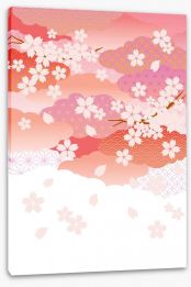 Falling blossom Stretched Canvas 58964523