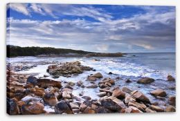 Rugged Tasmanian coast Stretched Canvas 59153282