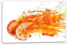 Fresh orange juice Stretched Canvas 59155427