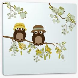 Owls Stretched Canvas 59223273