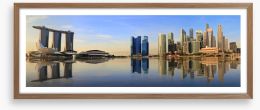 Singapore panorama skyline Framed Art Print 59624049