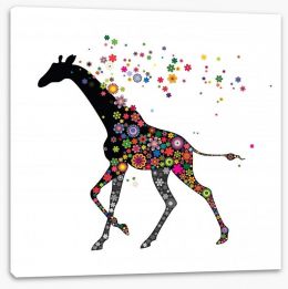 Anything goes giraffe Stretched Canvas 59750534