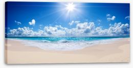 Sparkling sea panoramic Stretched Canvas 59945856