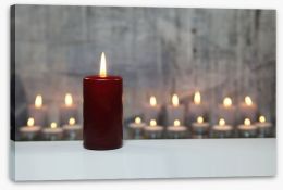 By candlelight Stretched Canvas 60098353