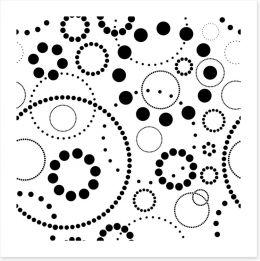 A dash of dots Art Print 60161491