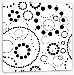 A dash of dots Stretched Canvas 60161491