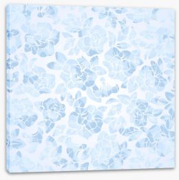 Ice flowers Stretched Canvas 60194672