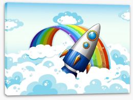 Rocket past the rainbow