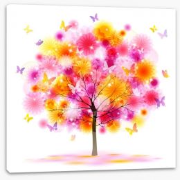 Butterfly blossom Stretched Canvas 60354172