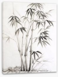 Bamboo watercolour Stretched Canvas 60401807