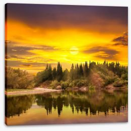 Sunsets / Rises Stretched Canvas 60558920