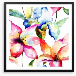 Lily and Iris Framed Art Print 60562022