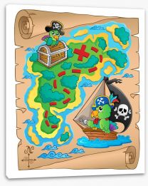 Pirates Stretched Canvas 60605147