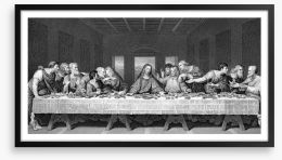 The last supper Framed Art Print 60664446