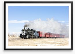 Narrow gauge steam train Framed Art Print 60740980