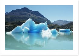 Los Glaciares national park Art Print 60760243
