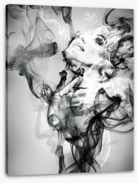 Beauty in the smoke Stretched Canvas 60831181