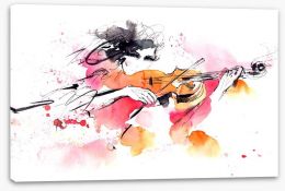 The solo violinist Stretched Canvas 60851277
