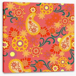 Paisley Stretched Canvas 60856069