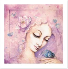 Butterfly dreaming Art Print 60884526