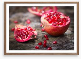 Pomegranate delight Framed Art Print 61040220