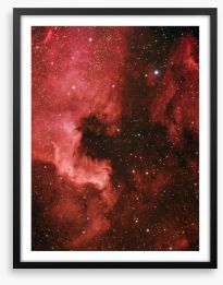 Pelican nebula Framed Art Print 61212128